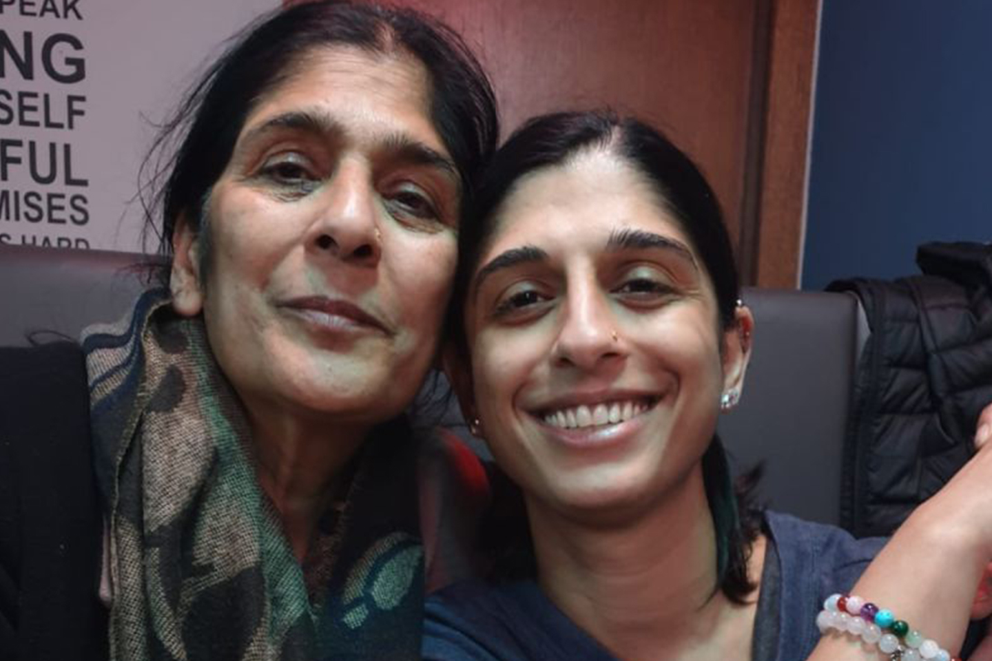 Mother and daughter together in celebration of South Asian Heritage Month