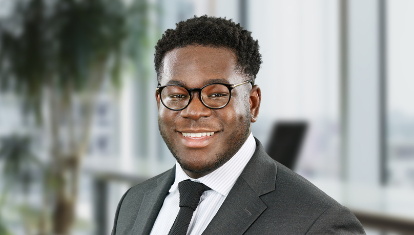 Andrew Debrah, Legal assistant in the Russell-Cooke Solicitors, personal injury and medical negligence team.