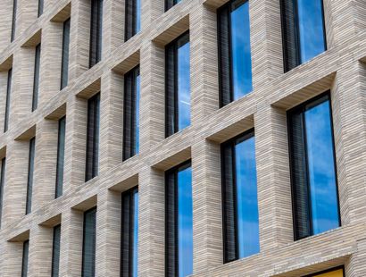 Residential block close up 