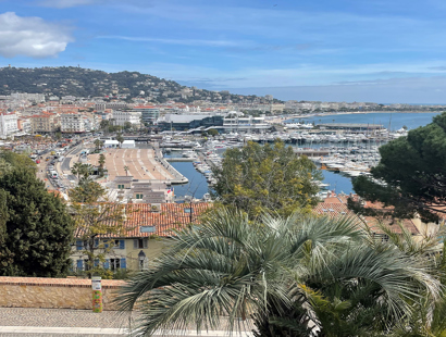 A view looking out over Cannes. Russell-Cooke real estate team attend MIPIM 2024 in Cannes. 