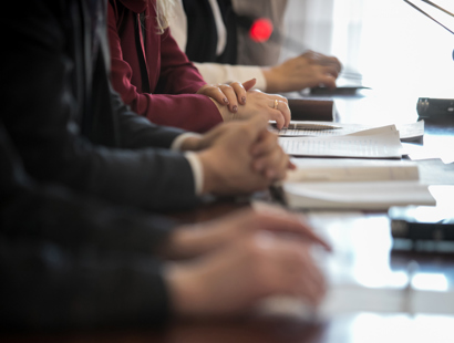 Public inquiries. A panel of legal specialists sat in a hearing