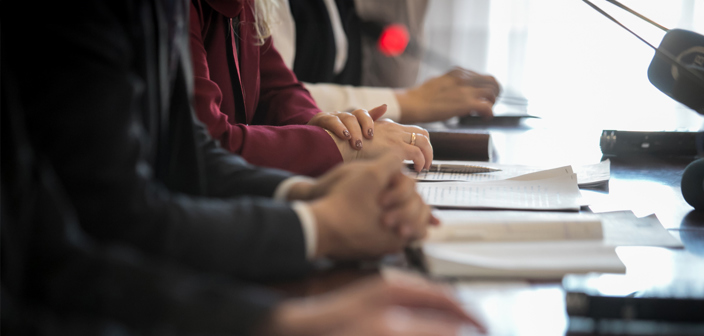 Public inquiries. A panel of legal specialists sat in a hearing