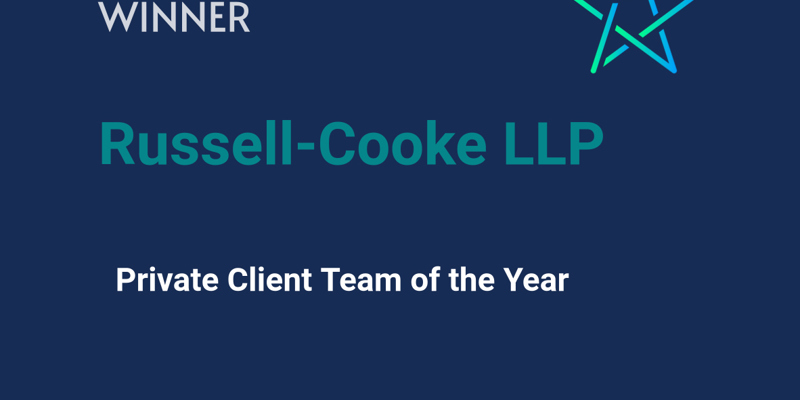 SLS Legal Awards 2024 winner Russell-Cooke News 2024