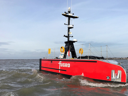 autonomous uncrewed SEA-Kit vessell on British waters. Russell-Cooke advises on sale of pioneering developer of autonomous marine vessels