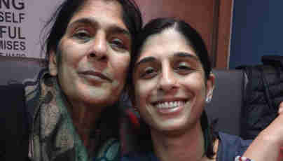 Mother and daughter together in celebration of South Asian Heritage Month