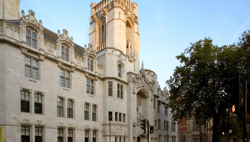 The UK Supreme Court exterior. Landmark decision: Supreme Court’s ruling on injunctions and the rights of 'newcomers’