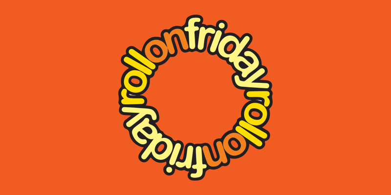 Roll On Friday logo on an orange background. Russell-Cooke ranked in the top 10 law firms to work for