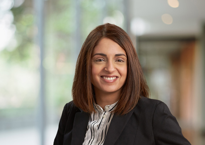 Nimmisha Aslam, Senior associate in the Russell-Cooke Solicitors, personal injury and medical negligence team.
