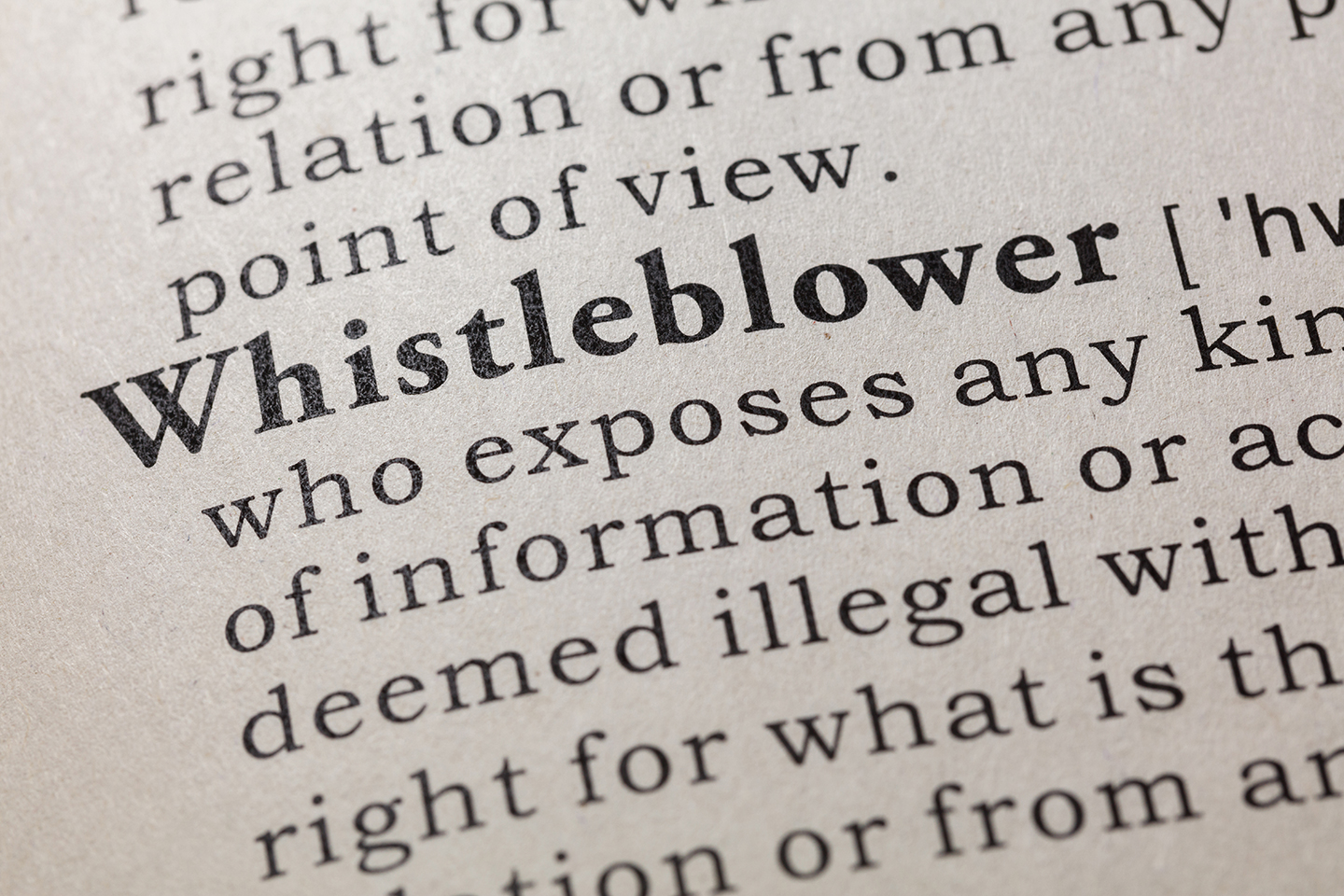 Discrimination and whistleblowing for businesses