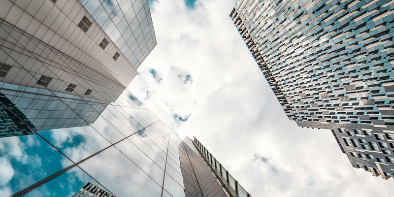 lookign up a skyrise buildings. M&A transactions and the role of online research in private company due diligence